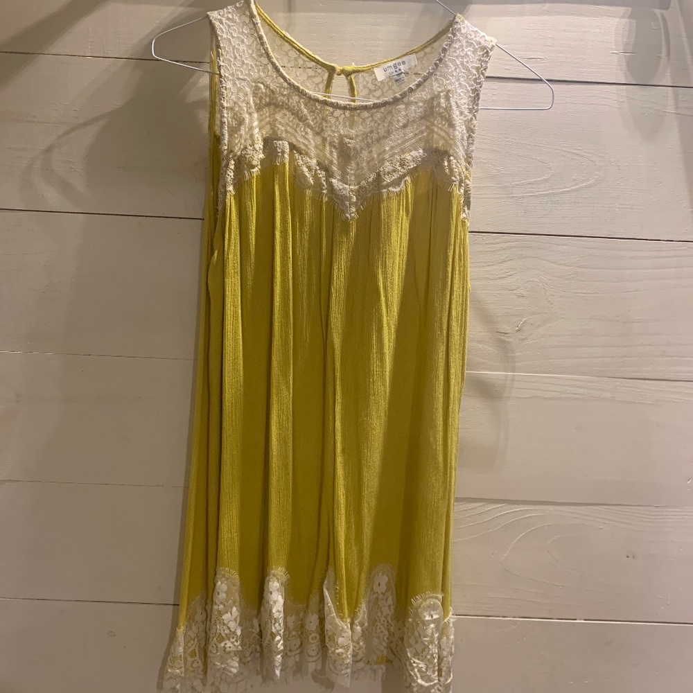 Umgee yellow dress